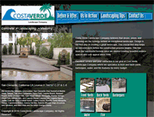 Tablet Screenshot of costaverdelandscaping.com